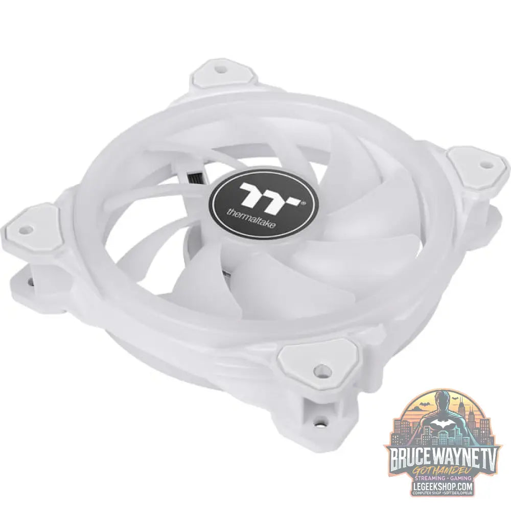 Thermaltake SWAFAN 14 RGB Radiator Fan TT Premium Edition White (3-Fan Pack), Gehäuselüfter - Thermaltake - vue 4