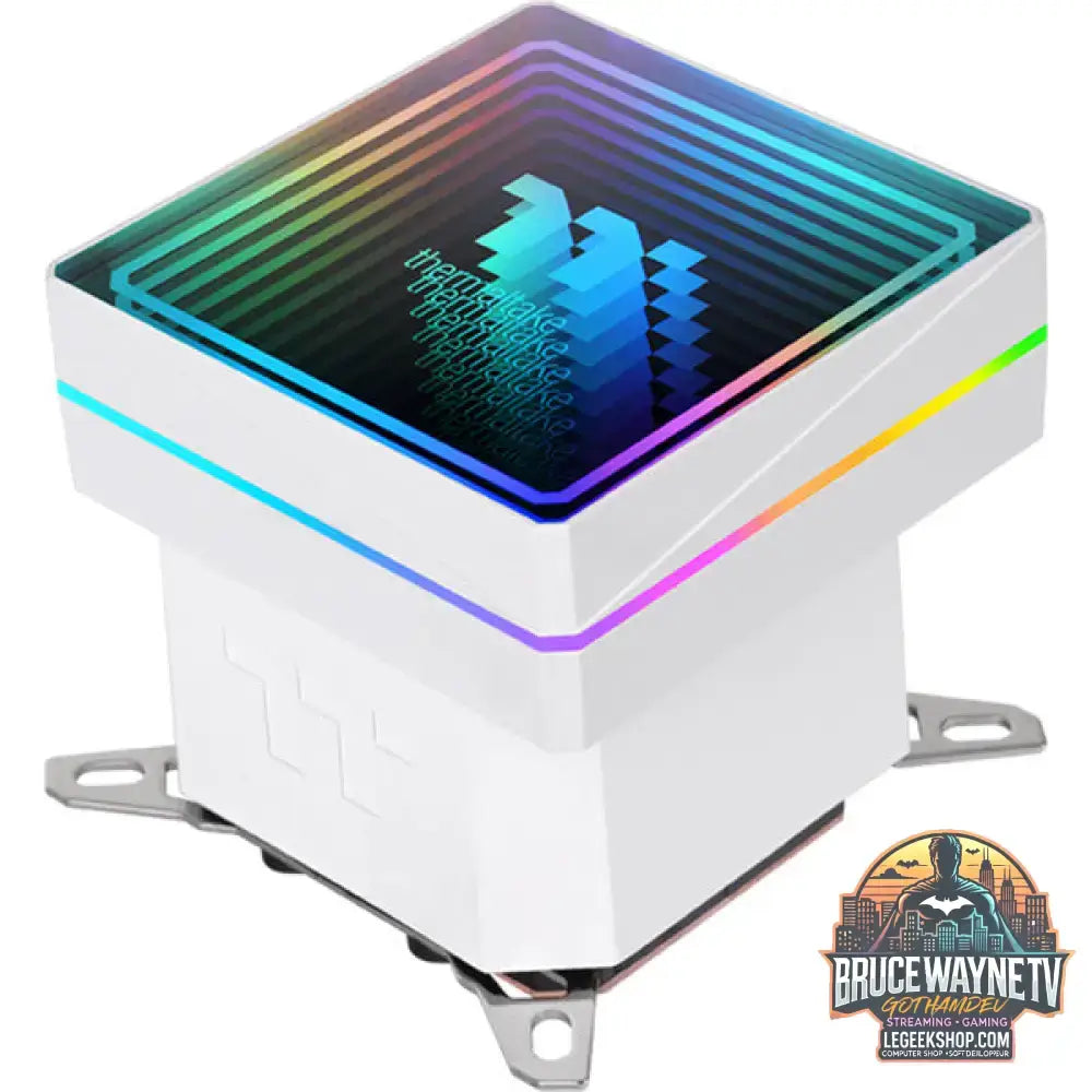 Thermaltake TH240-S V3 ARGB Sync, Wasserkühlung weiß, Snow Edition - Thermaltake - vue 8