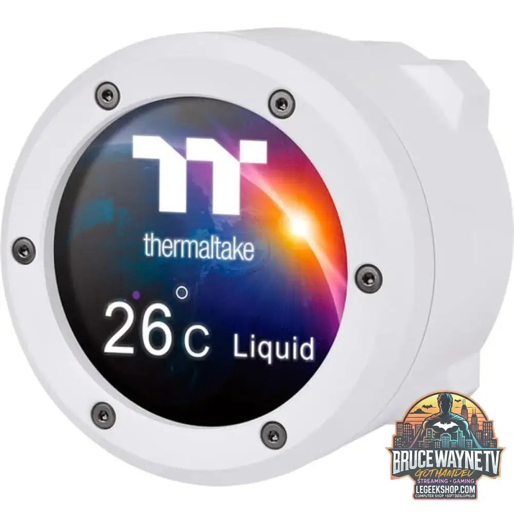 Thermaltake TH280 V2 Ultra ARGB Sync AIO Liquid Cooler Snow Edition, Wasserkühlung weiß - Thermaltake - vue 6