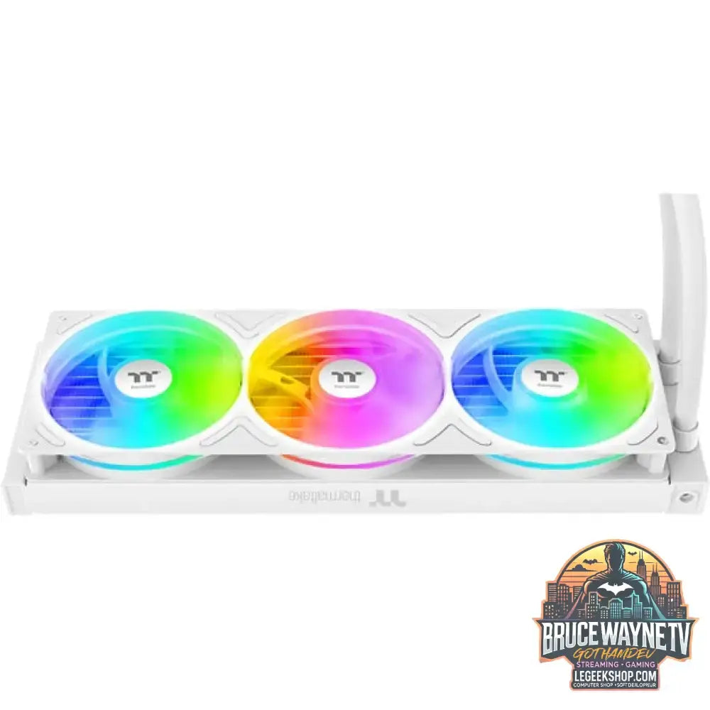 Thermaltake TH360-S V3 ARGB Sync, Wasserkühlung weiß, Snow Edition - Thermaltake - vue 4