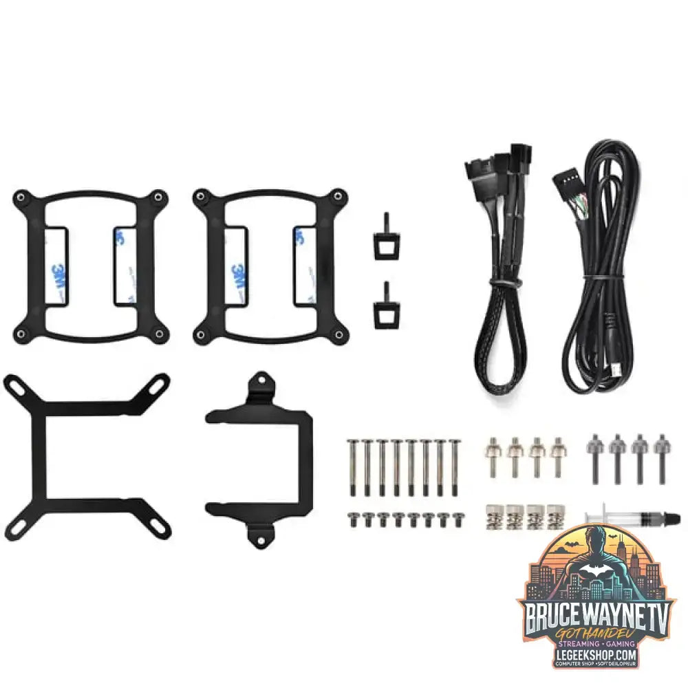 Thermaltake TOUGHLIQUID Ultra 280 RGB AIO Liquid Cooler 280mm, Wasserkühlung schwarz - Thermaltake - vue 8