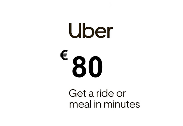 Uber €80 DE Gift Card