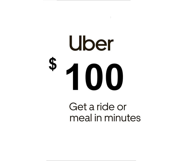 Uber USD 100 Gift Card