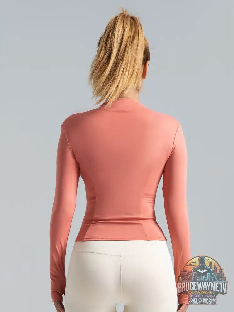 Veste Yoga Sport Femme Manches Longues Fitness Running - Veste Sport Femme