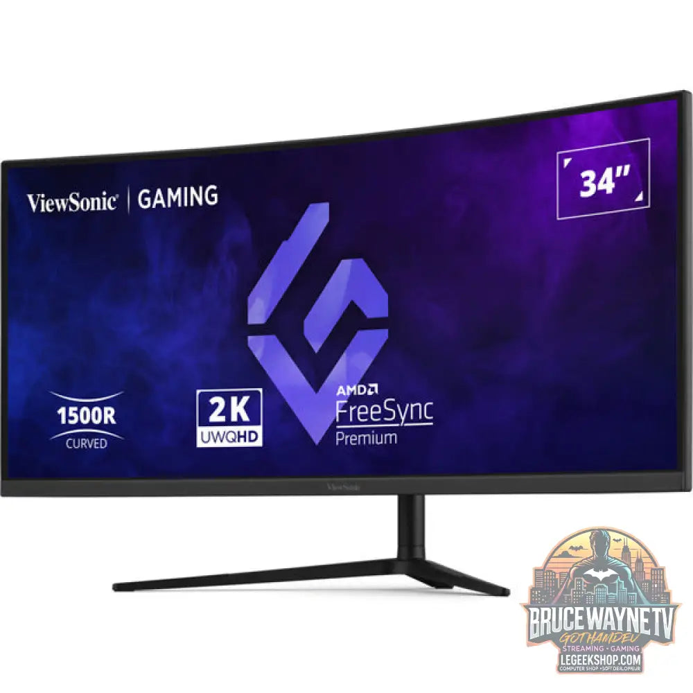 ViewSonic VX3418C-2K 34" QHD/WQHD VA 180 Hz - ViewSonic - vue 4