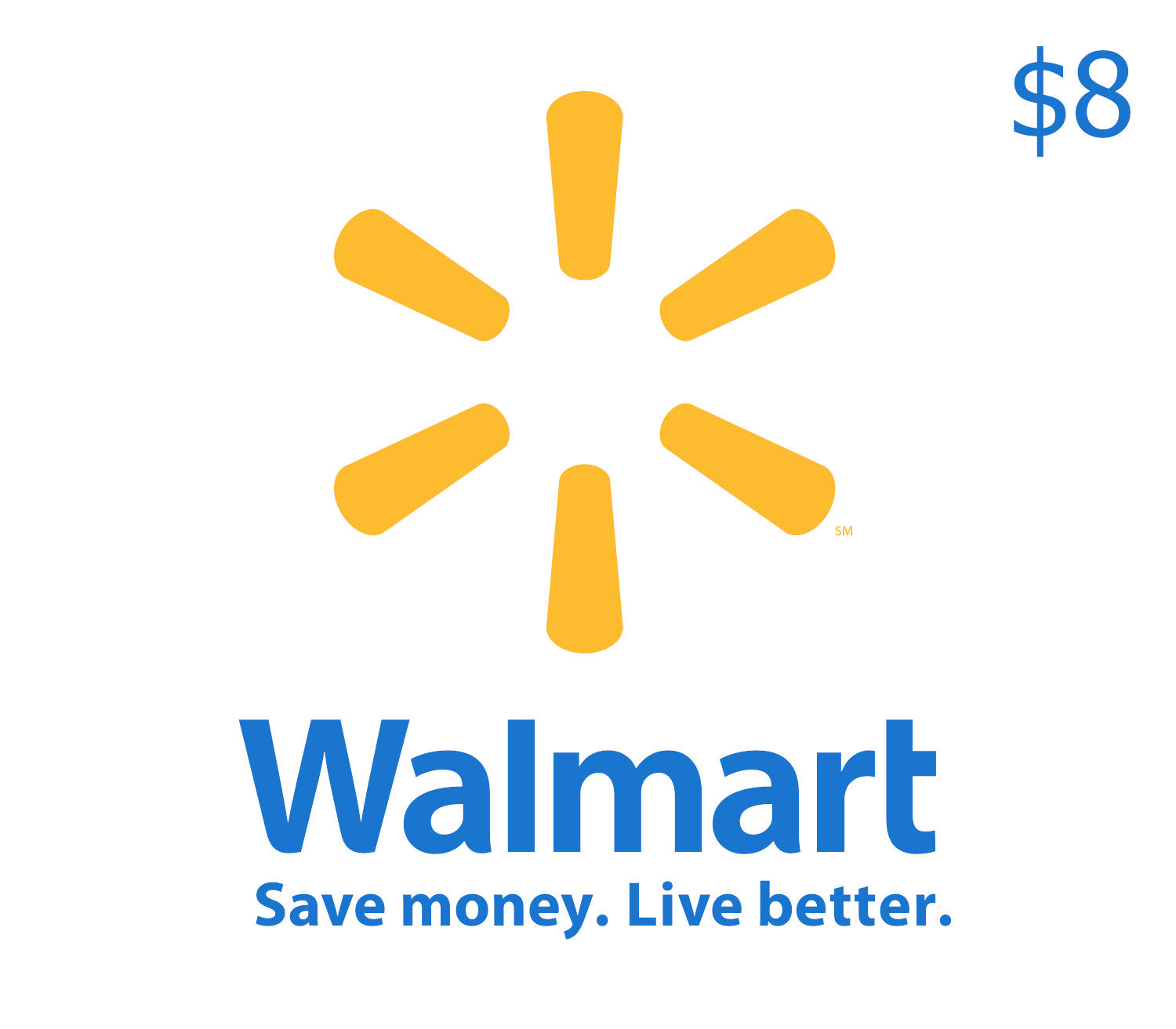 Walmart $8 Gift Card