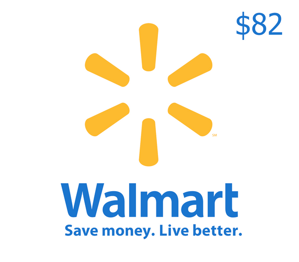 Walmart $82 Gift Card