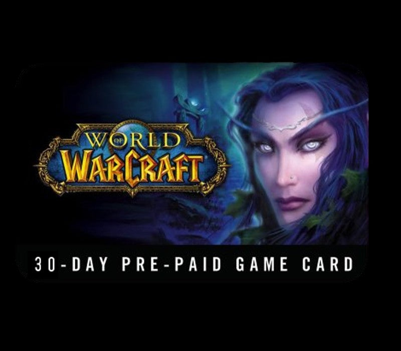 World of Warcraft 30 DAYS Pre-Paid Time Card