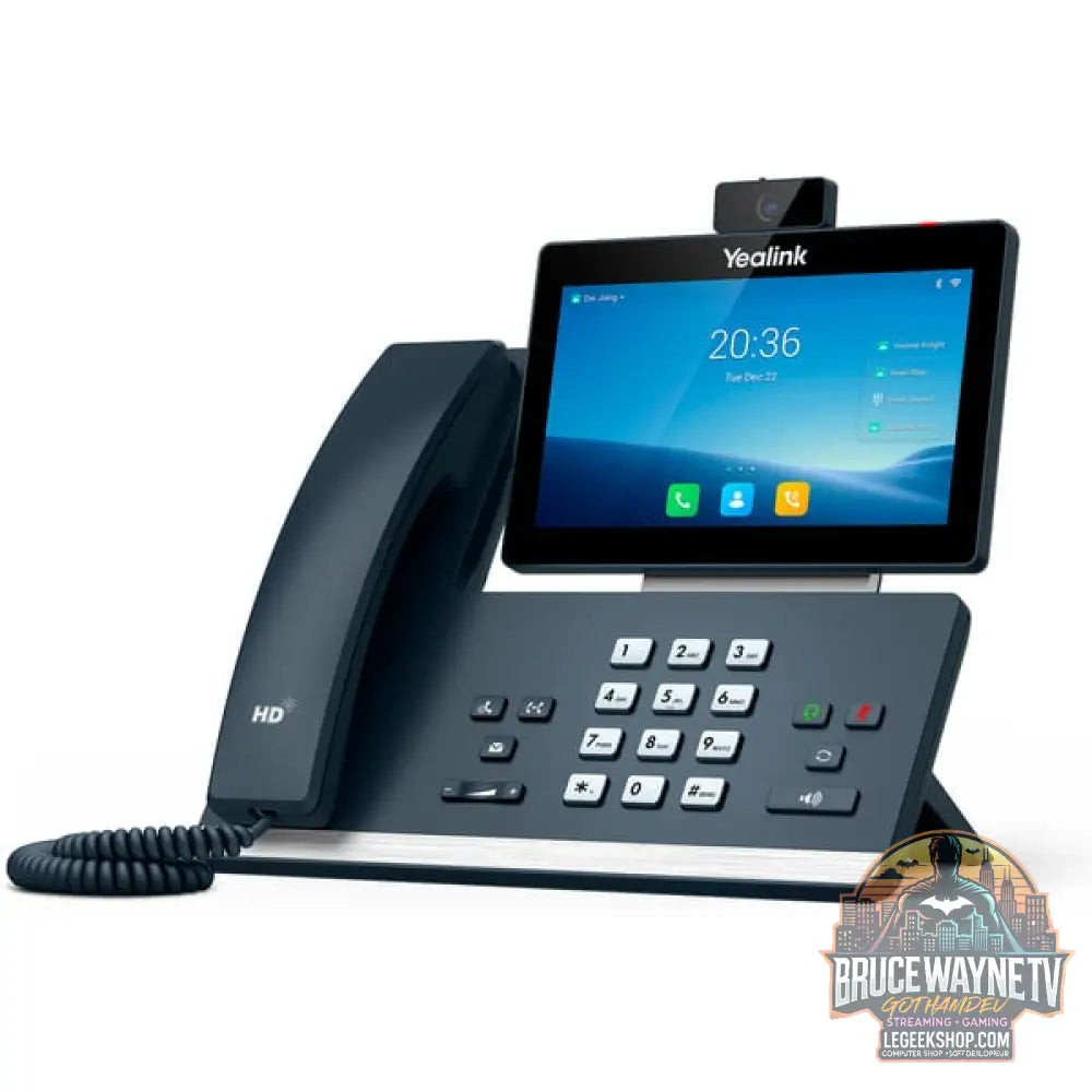 Yealink SIP-T58W avec Kamera, VoIP-Telefon noir - Yealink - vue 3
