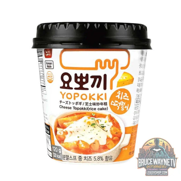 Yopokki Cheese Topokki topokki en tasse au goût de fromage de 120g (Lot de 30) - Snacks & boissons importés