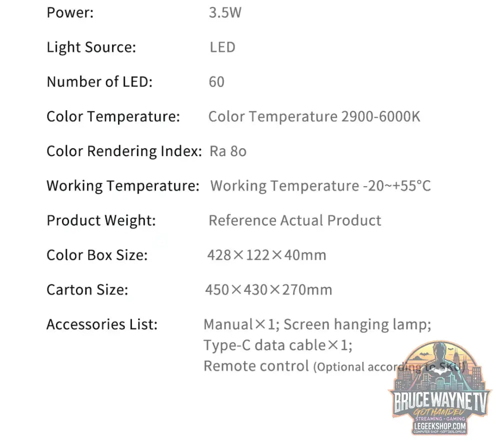 Youpin LYMAX lampe de bureau écran barre affichage suspension lumière Protection des yeux PC ordinateur moniteur barre